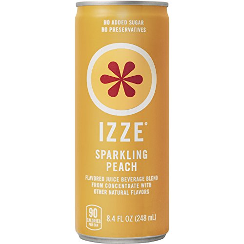 Izze Sparkling Juice, 4 Flavor Sunset Variety Pack, 8.4 Fl Oz (Pack of 24)