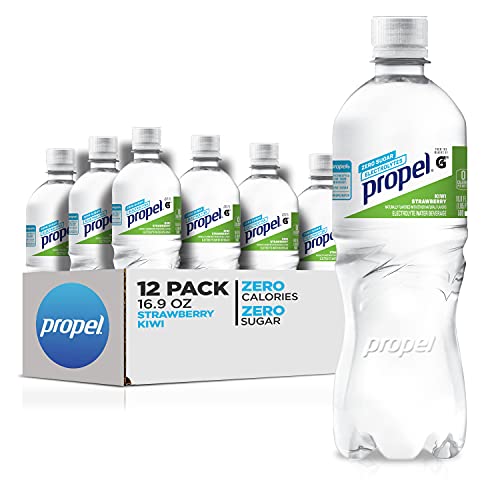 Propel, Kiwi Strawberry, Zero Calorie Sports Drinking Water with Electrolytes and Vitamins C&E, 16.9 Fl Oz (Pack of 12)