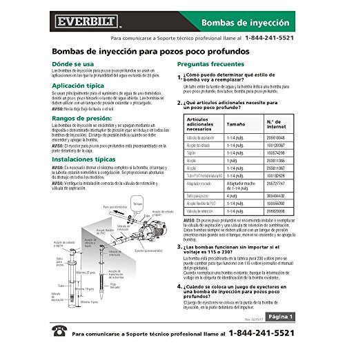 Everbilt jet/tank combo with six gallon tank