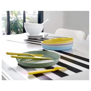 Ikea Plastic Plate (Mixed Colours) - Set of 6