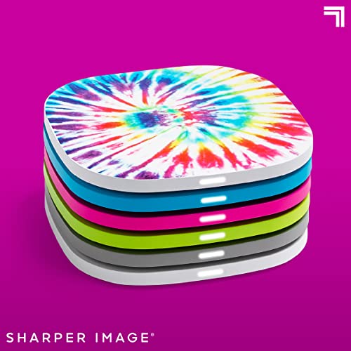 SHARPER IMAGE 5W Wireless Charging Pad with 6 Ft. Cord - Neon Pink