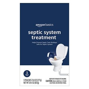 Amazon Basics Septic Treatment, 3 Count (Pack of 1)