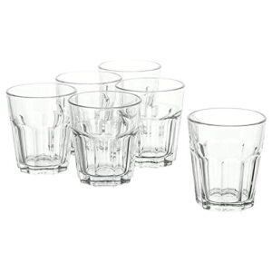 IKEA Glass, Clear Glass, 27 cl (9 oz) - Pack of 6