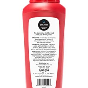 Amazon Basics Men's Body Wash, Sport Scent, 18 fluid ounce, Pack of 1