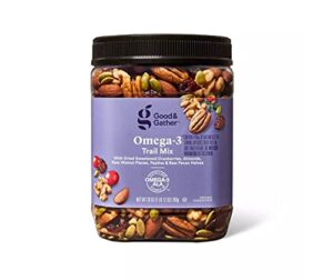 omega 3 trail mix – 28 oz – kosher (1 pack of 28 oz)