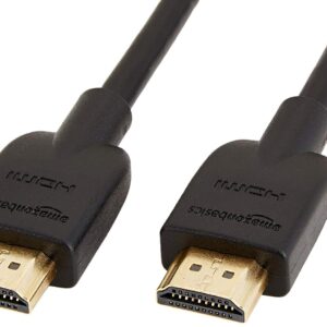 Amazon Basics High-Speed HDMI Cable (18 Gbps, 4K/60Hz) - 6 Feet, Black