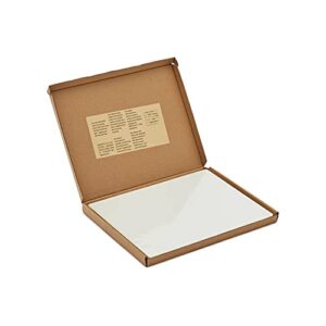 Amazon Basics Clear Thermal Laminating Plastic Paper Laminator Sheets - 9 x 11.5-Inch, 100-Pack