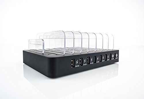 Sharper Image 8 Device Quick Charging Station