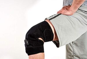 sharper image cordless knee heat therapy wrap – s/m