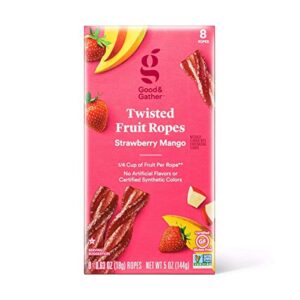 good & gather- strawberry mango fruit twists – 5oz/8ct – 5 oz