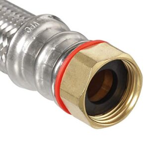 Everbilt 3/4 in. FIP x 3/4 in. FIP x 1.25 ft. Stainless Steel Water Heater Supply Line