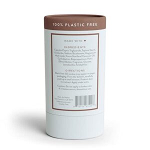 Native Plastic Free Deodorant | Natural Deodorant for Women and Men, Aluminum Free with Baking Soda, Probiotics, Coconut Oil and Shea Butter | Coconut & Vanilla