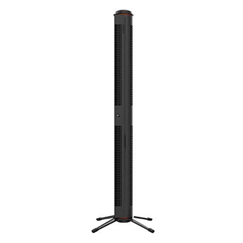 Sharper Image AXIS 42 Airbar Tower Fan with Remote Control, Black