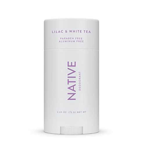 Native Deodorant | Natural Deodorant Seasonal Scents for Women and Men, Aluminum Free with Baking Soda, Probiotics, Coconut Oil and Shea Butter | Lilac & White Tea