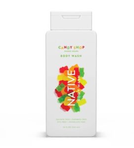 native limited edition gummy bears body wash – 18 fl oz