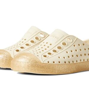 Native Shoes Girl's Jefferson Bling Glitter (Little Kid) Bone White/Champagne Bling 12 Little Kid M