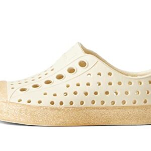 Native Shoes Girl's Jefferson Bling Glitter (Little Kid) Bone White/Champagne Bling 12 Little Kid M