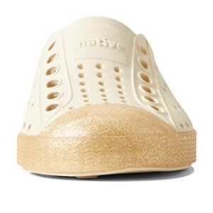 Native Shoes Girl's Jefferson Bling Glitter (Little Kid) Bone White/Champagne Bling 12 Little Kid M