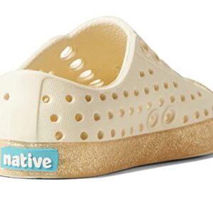 Native Shoes Girl's Jefferson Bling Glitter (Little Kid) Bone White/Champagne Bling 12 Little Kid M