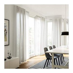 IKEA Hannalill Curtains 1 Pair Beige 304.108.83 Size 57x98