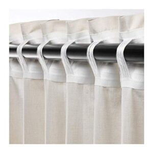 IKEA Hannalill Curtains 1 Pair Beige 304.108.83 Size 57x98