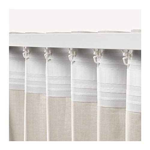 IKEA Hannalill Curtains 1 Pair Beige 304.108.83 Size 57x98