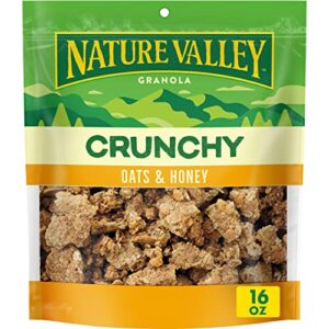 nature valley oats & honey big & crunchy granola breakfast cereal, 16 oz.