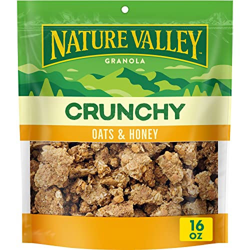 Nature Valley Oats & Honey Big & Crunchy Granola Breakfast Cereal, 16 oz.