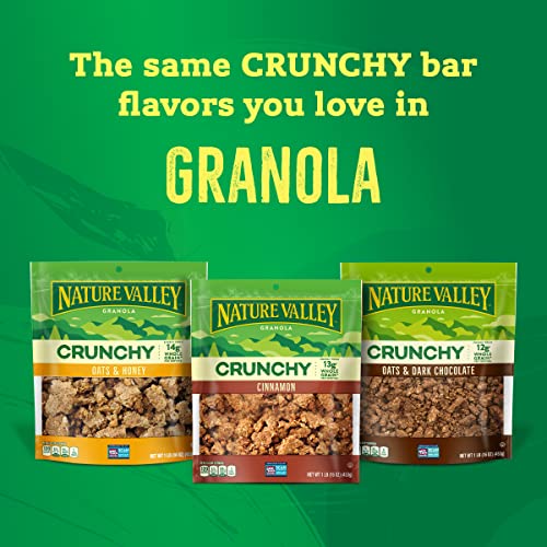 Nature Valley Oats & Honey Big & Crunchy Granola Breakfast Cereal, 16 oz.