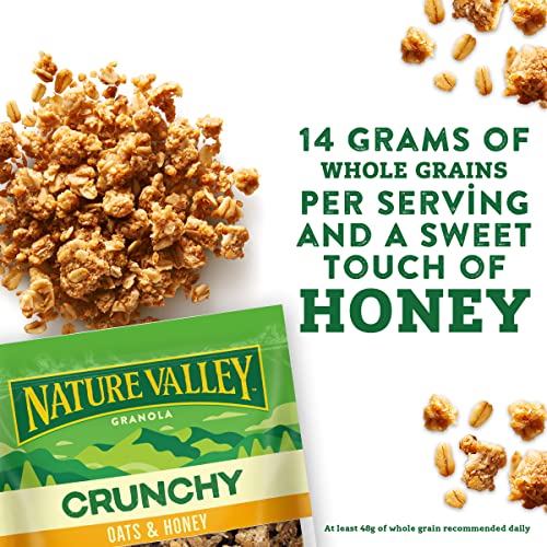 Nature Valley Oats & Honey Big & Crunchy Granola Breakfast Cereal, 16 oz.