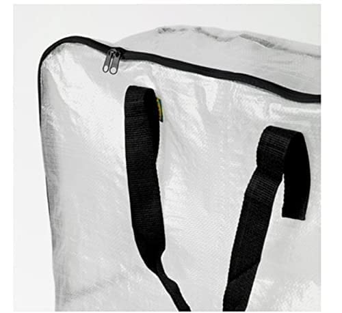 Ikea DIMPA 3 pcs Extra Large Storage Bag, Clear Heavy Duty Bags, Moth and Moisture Protection Storage Bags