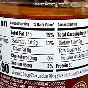 Good & Gather, Dark Chocolate Creamy Almond Butter, 1 LB (one pack)