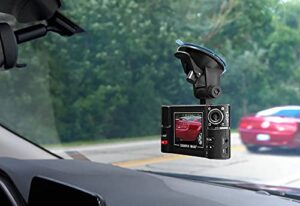 sharper image dual recording windshield camera
