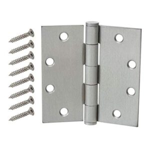 everbilt 4-1/2 in. x 4-1/2 in. satin chrome commercial grade door hinge