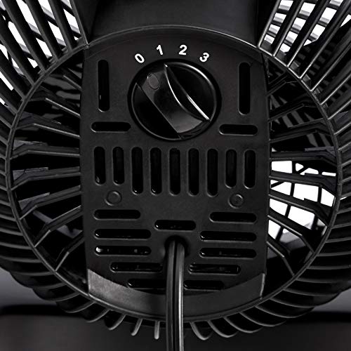 Amazon Basics 3 Speed Small Room Air Circulator Fan, 7-Inch Blade, Black