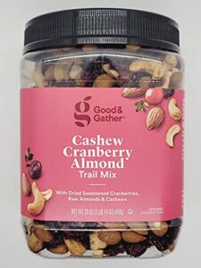 good & gather cashew cranberry almond trail mix 30oz