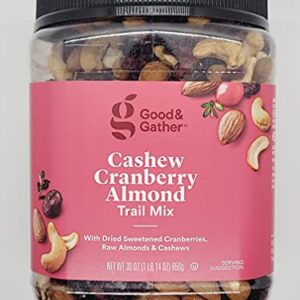 Good & Gather Cashew Cranberry Almond Trail Mix 30oz