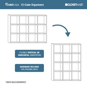 ClosetMaid 1290 Cubeicals Organizer, 12-Cube, White