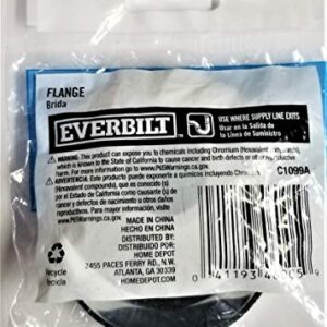 Everbilt 3/4 in Flat Chrome Plated Flange, 2-Pack