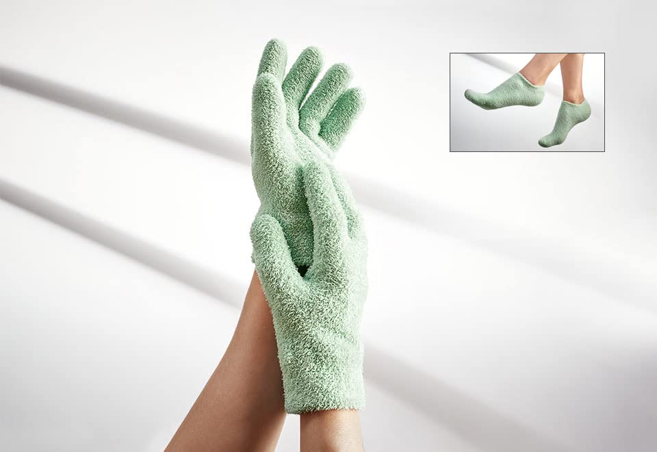 Sharper Image Moisturizing Glove and Bootie Set