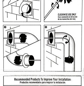 Drill Powered Duct Brush Kit