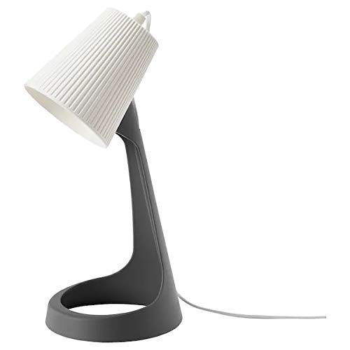 IKEA SSE SVALLET Work Lamp, GreyWhite(Bulb Included), Grey and White