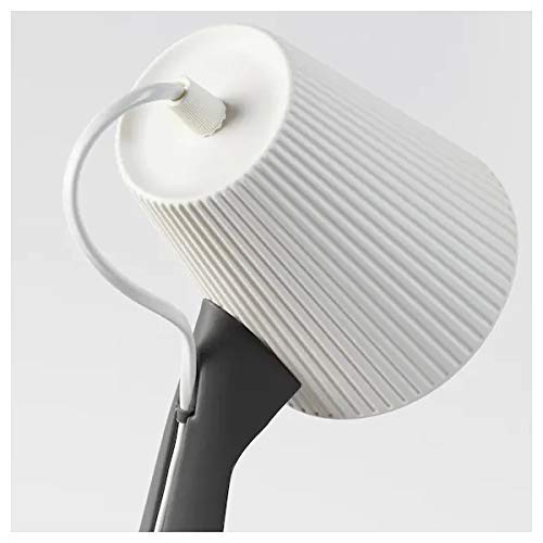 IKEA SSE SVALLET Work Lamp, GreyWhite(Bulb Included), Grey and White