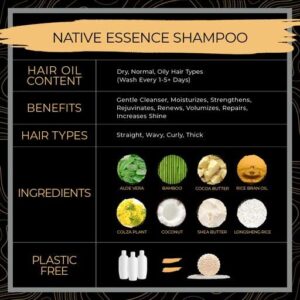 VIORI Native Essence Unscented Shampoo & Conditioner Bar Set - Handcrafted with Longsheng Rice Water & Natural Ingredients - Sulfate-free, Paraben-free, Phthalate-free 100% Vegan