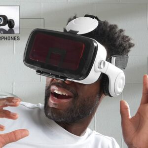 Sharper Image Bluetooth VR Headset with Earphones