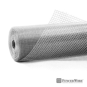 fencer wire 23 gauge galvanized hardware cloth with mesh size 1/4″ x 1/4″ (2 ft. x 50 ft.)