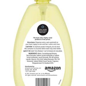 Amazon Basics Tear-Free Baby Hair and Body Wash, 27.1 Fluid Ounce, 1-Pack (Previously Solimo)