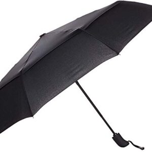 Amazon Basics Automatic Small Compact Travel Umbrella - Black