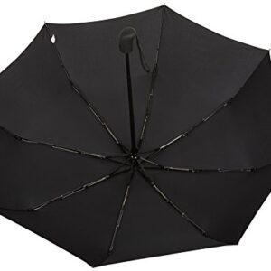 Amazon Basics Automatic Small Compact Travel Umbrella - Black