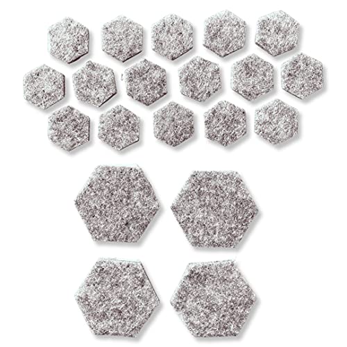 IKEA Fixa Furniture Pads Gray 20 Count - 4 Large - 16 Small